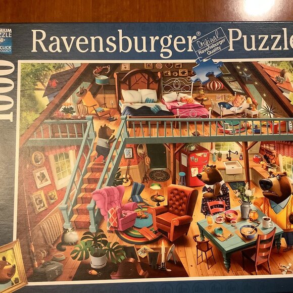 Ravensburger 1000 Piece Puzzle "Goldilocks Gets Caught" - Picture 1 of 3